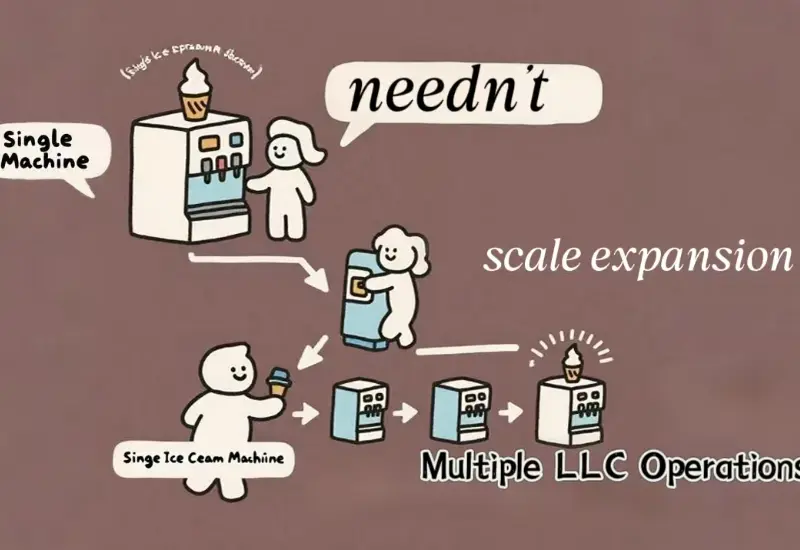 هل أحتاج إلى LLC لآلة بيع الآيس كريم؟