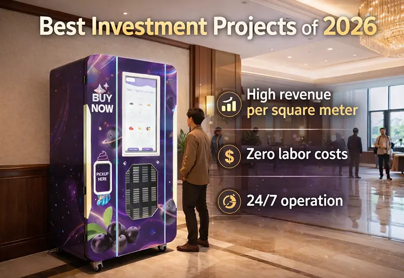 لماذا آلات بيع الآيس كريم الناعمة هي أعلى أصول عائد الاستثمار للمراكز التجارية في 2026