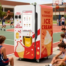 آلة بيع الآيس كريم التجارية مع نظام توصيل المصعد| الاستغناء عن 15 ثانية| مراقبة عن بعد